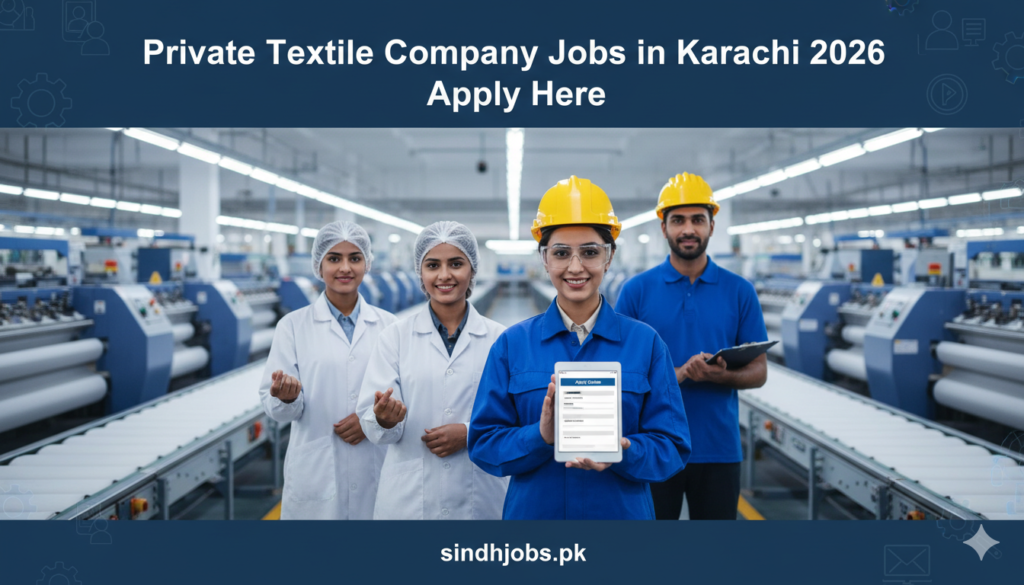 Private Textile Company Jobs in Karachi 2026 Apply Here