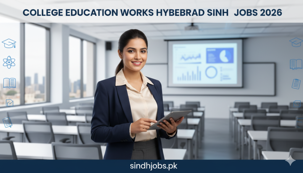 College Education Works Hyderabad Sindh Jobs 2026