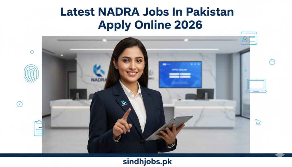Latest NADRA Jobs In Pakistan Apply Online 2026