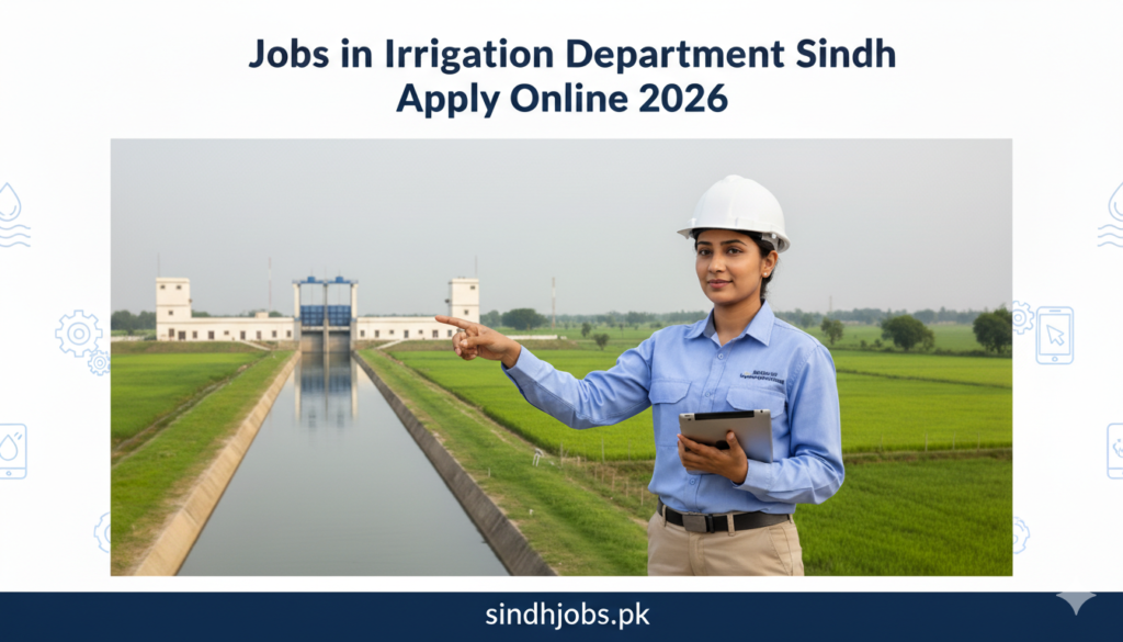 Jobs in Irrigation Department Sindh Apply Online 2026
