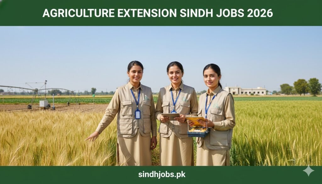 Agriculture Extension Sindh Hyderabad Job 2026