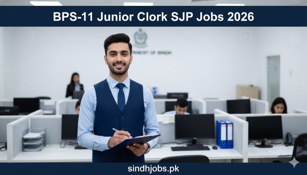 BPS-11 Junior Clerk SJP Jobs 2026