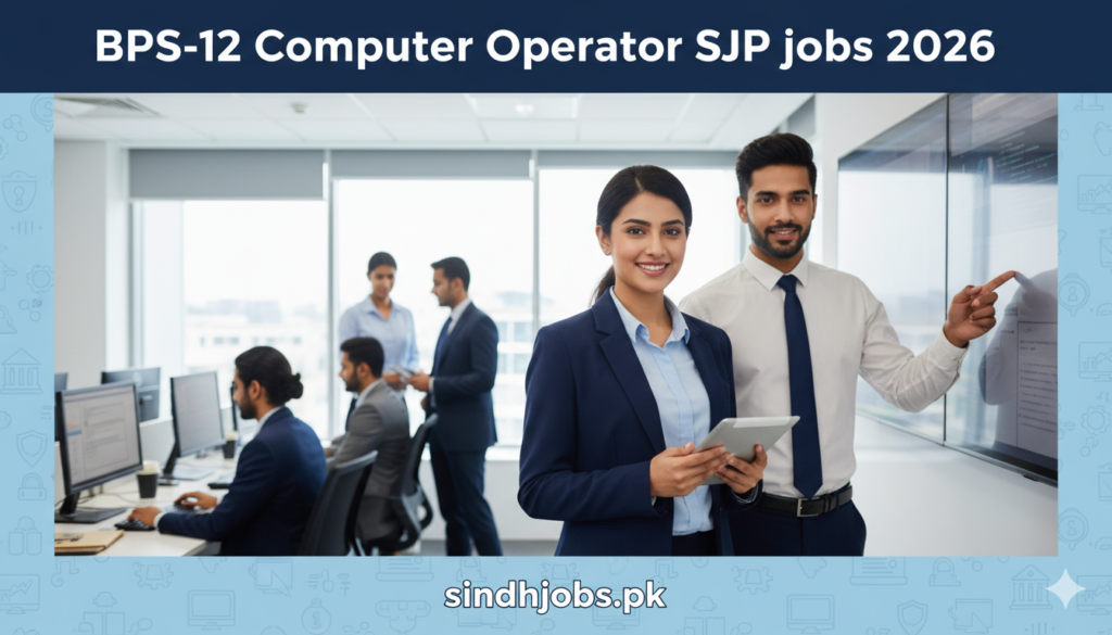 BPS-12 Computer Operator SJP jobs 2026