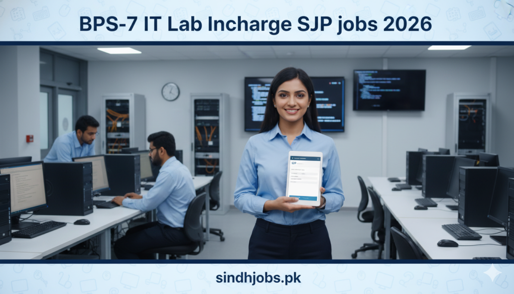 BPS-7 IT Lab Incharge SJP jobs 2026