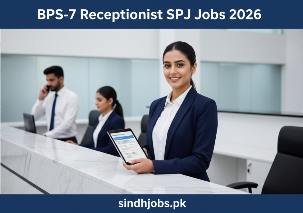BPS-7 Receiptionist SPJ Jobs 2026