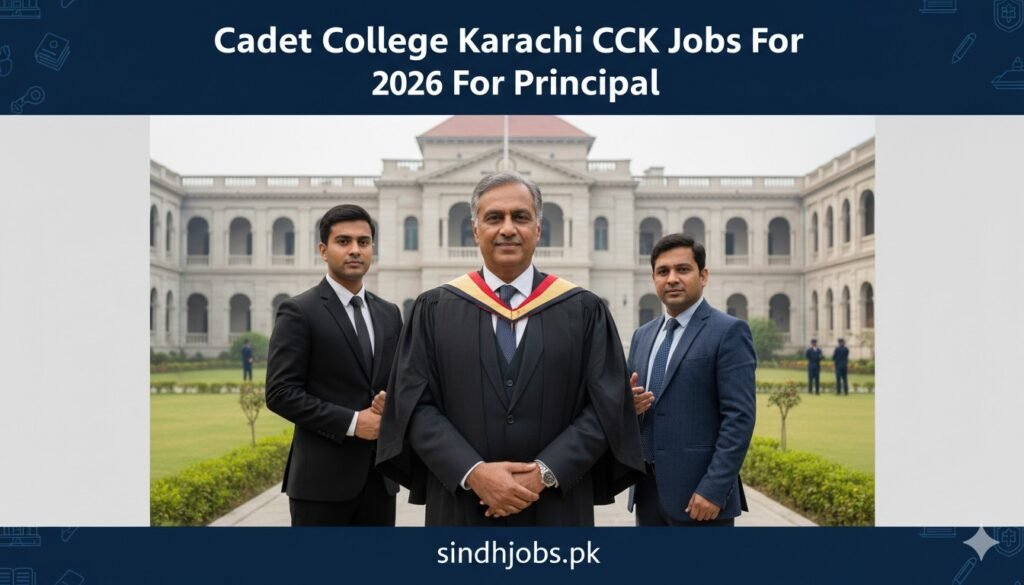 Cadet College Karachi CCK Jobs 2026 For Principal