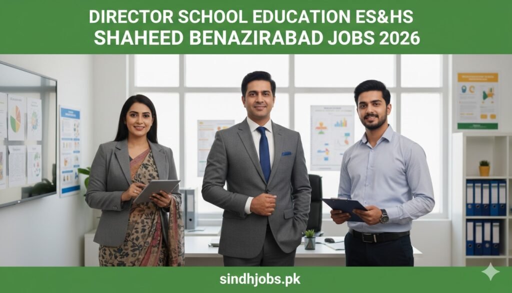 Director School Education ES&HS Shaheed Benazirabad Jobs