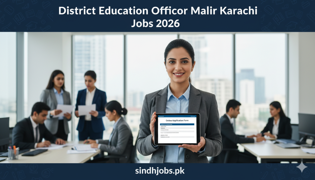 District Education Officer Malir Karachi Jobs 2026