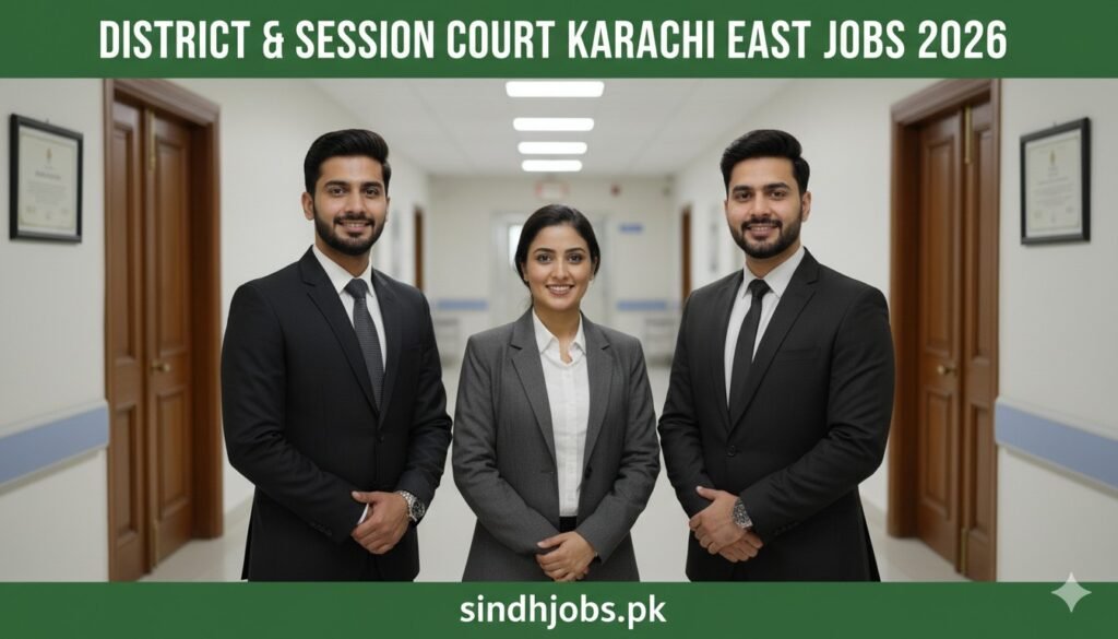 District & Session Court Karachi East Jobs 2026 `