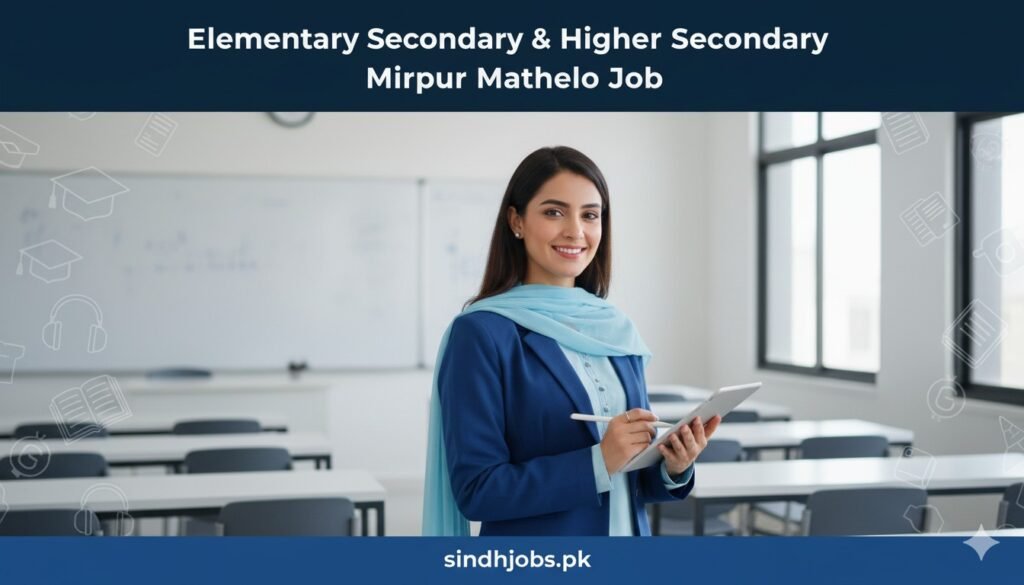 Elementary Secondary & Higher Secondary Mirpur Mathelo Job