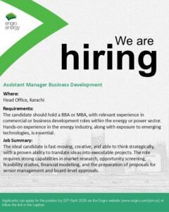 Engro Energy Company Limited Jobs in Sindh