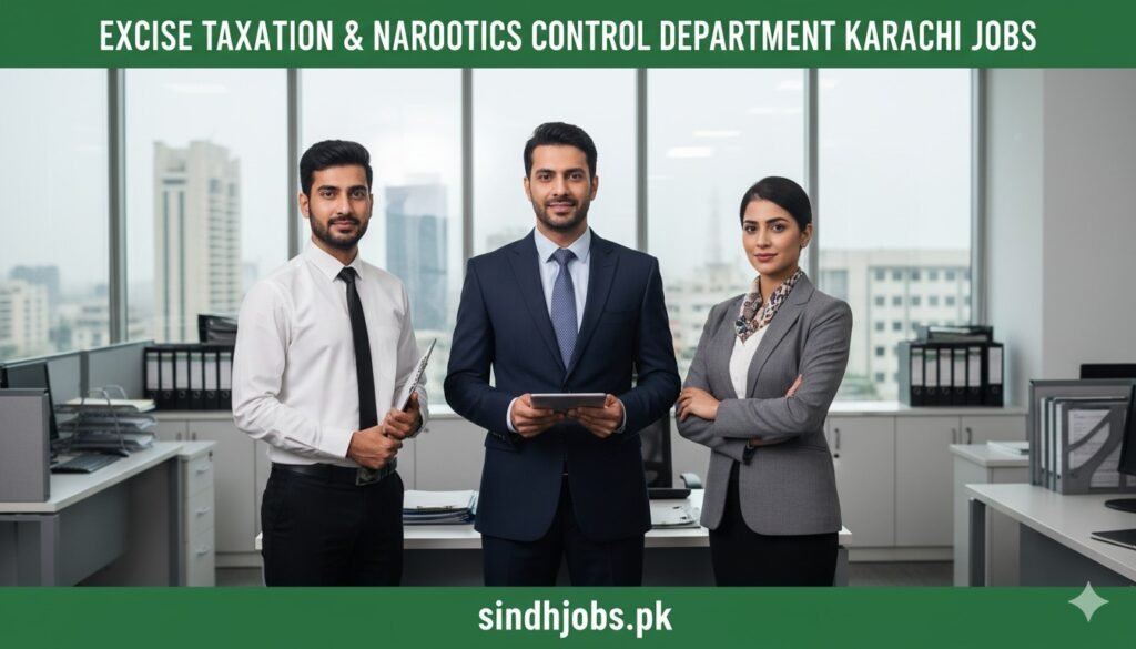 Excise Taxation & Narcotics Control Department Karachi Jobs