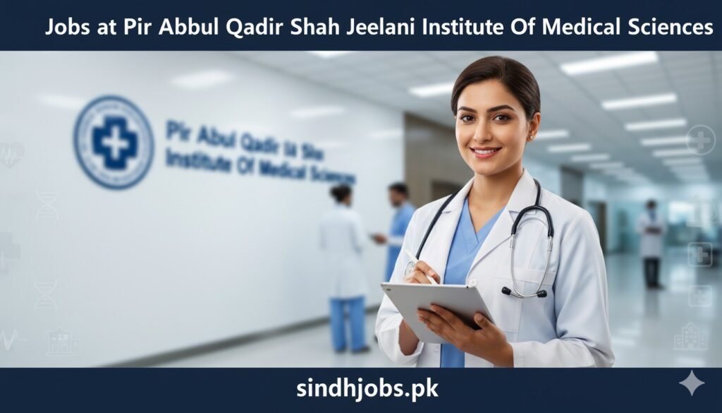 Jobs at Pir Abdul Qadir Shah Jeelani Institute Of Medical