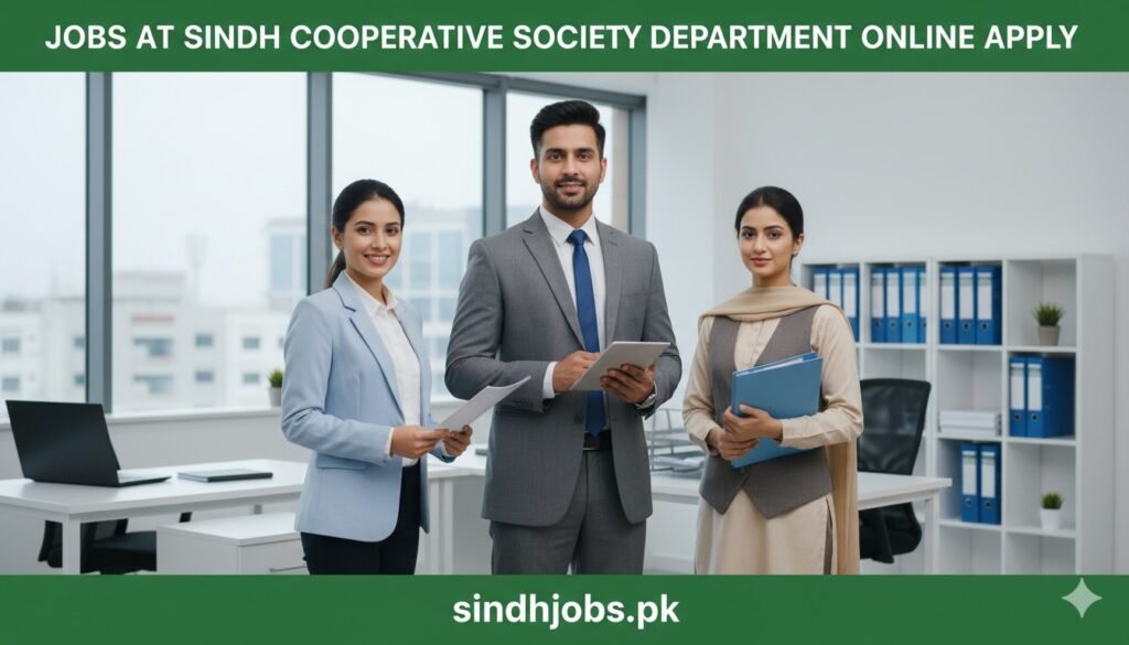 Jobs at Sindh Cooperative Society Department Online Apply