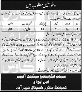 Jobs at Station Health Organization SHO Hyderabad Cantt 2026