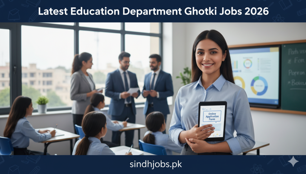 Latest Education Department Ghotki Jobs 2026