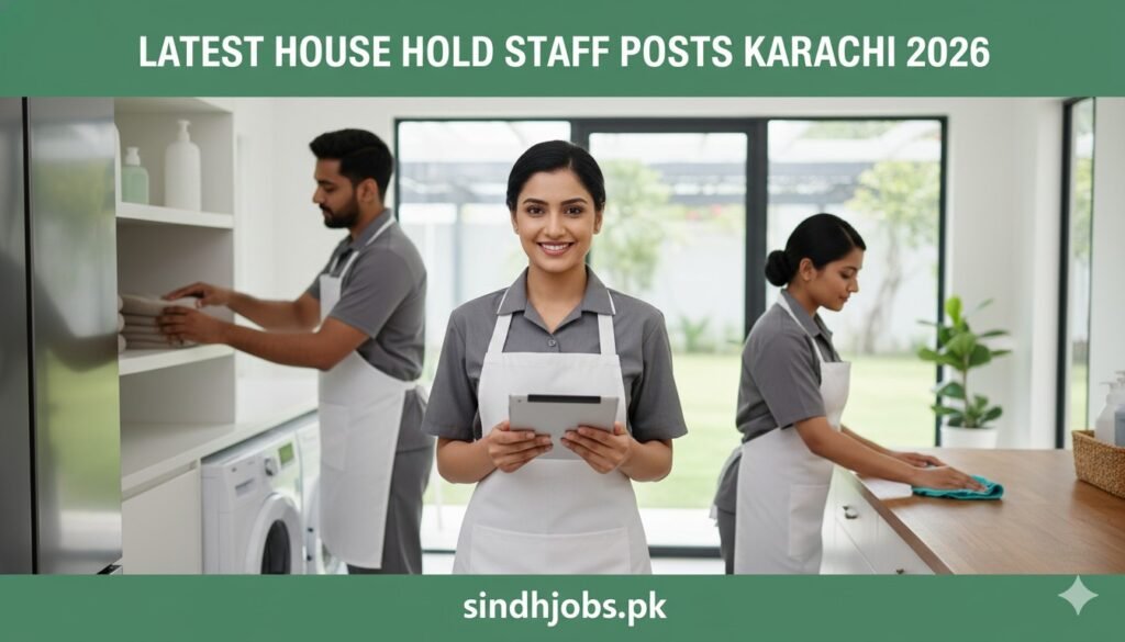 Latest House Hold Staff Posts Karachi 2026