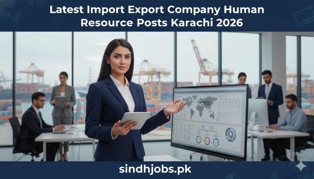 Latest Import Export Company Human Resource Posts Karachi 2026