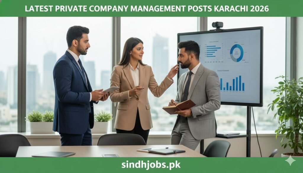 Latest Private Company Management Posts Karachi 2026