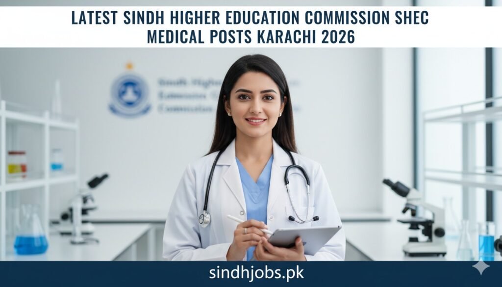 Latest Sindh Higher Education Commission SHEC Medical Posts Karachi 2026