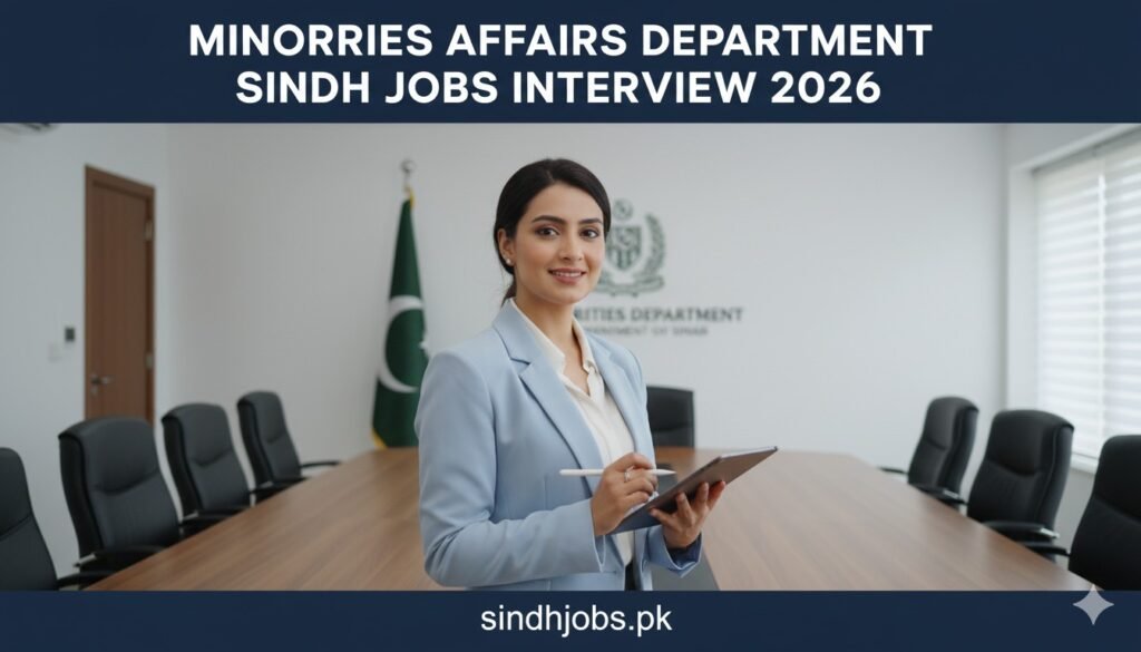 Minorities Affairs Department Sindh Jobs Interview 2026