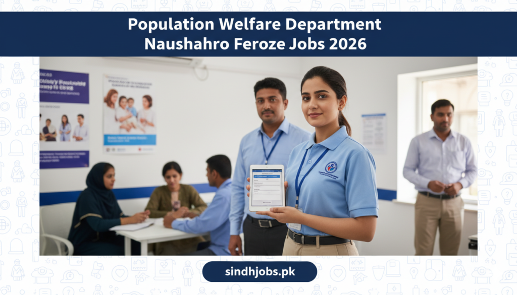 Population Welfare Department Naushahro Feroze Jobs 2026