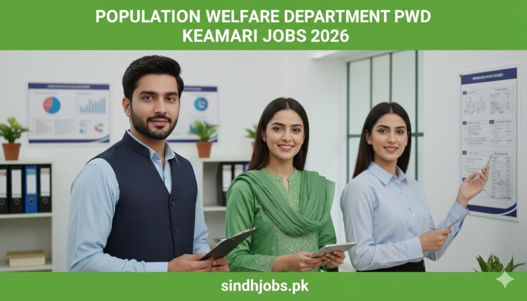 Population Welfare Department PWD Keamari Jobs 2026