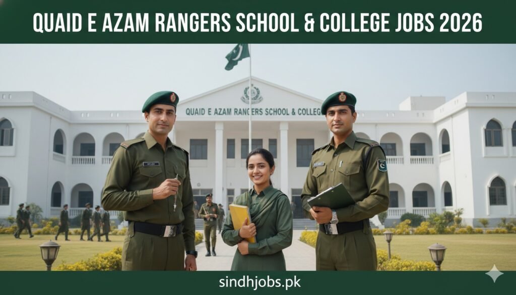 Quaid E Azam Rangers School & College Jobs 2026