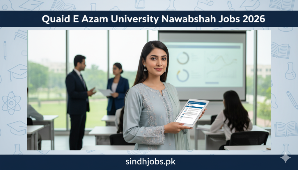 Quaid E Azam University Nawabshah Jobs 2026
