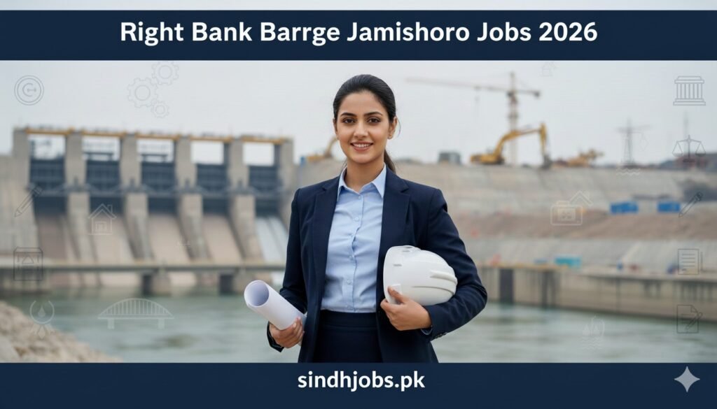 Right Bank Barrage Jamshoro Jobs 2026