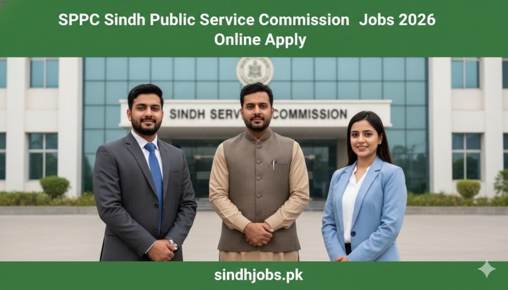SPSC Sindh Public Service Commission Jobs 2026 Online Apply