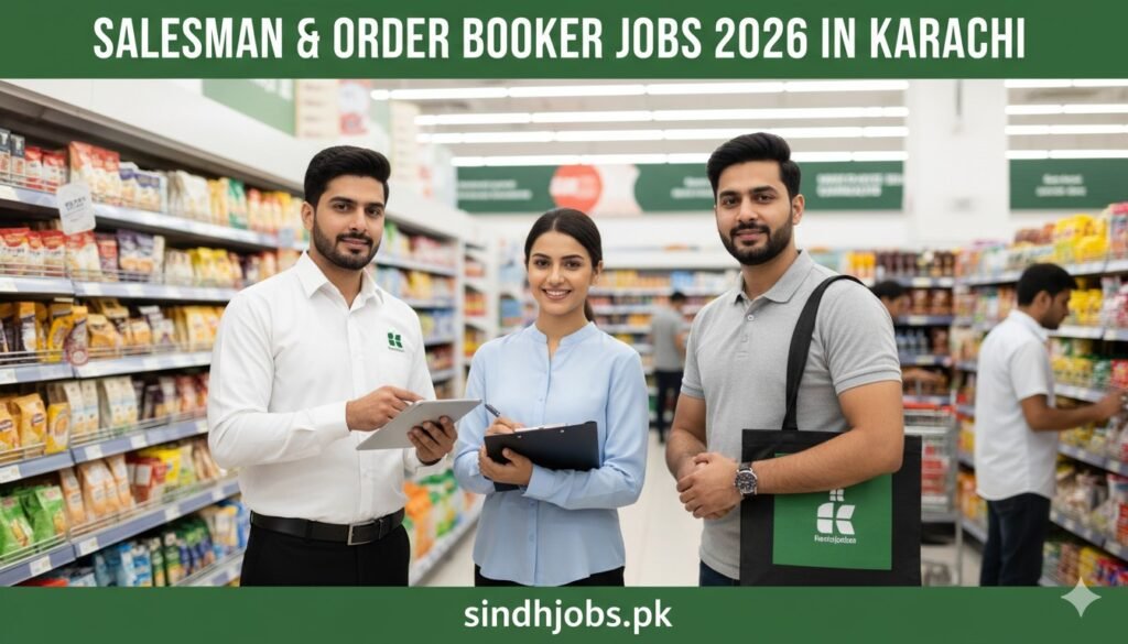 Salesman & Order Booker Jobs 2026 In Karachi