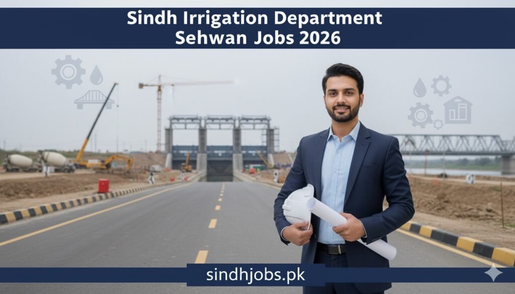 Sindh Irrigation Department Sehwan Jobs 2026