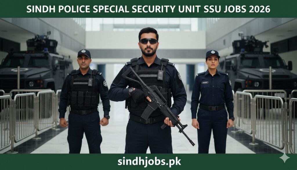 Sindh Police Special Security Unit SSU Jobs 2026
