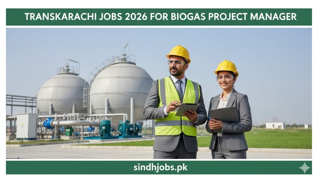 Transkarachi Jobs 2026 For Biogas Project Manager