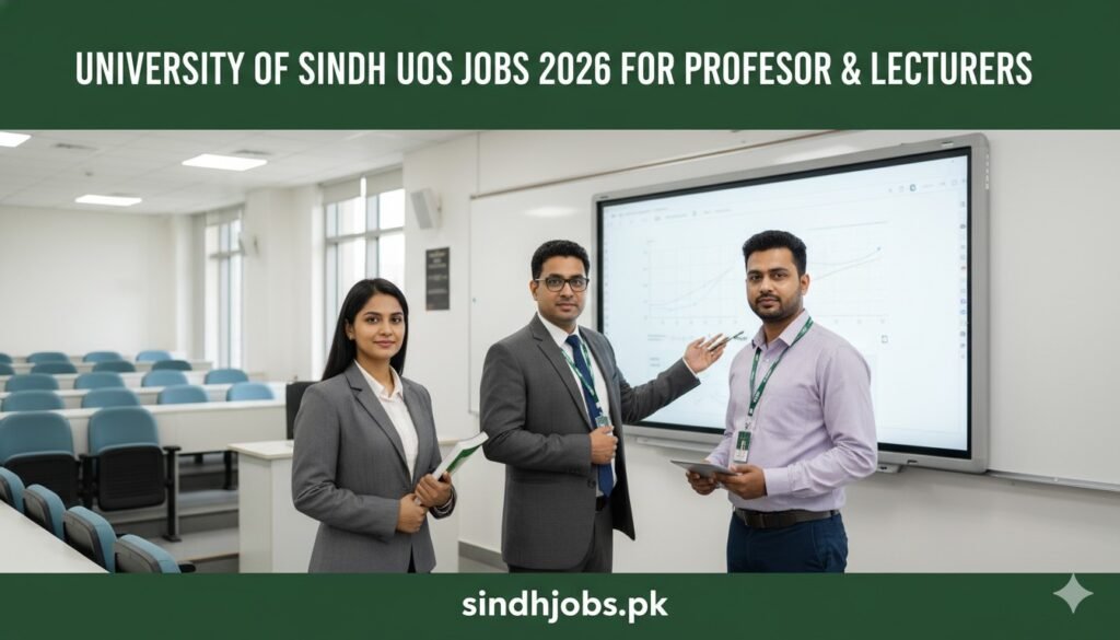 University Of Sindh UOS Jobs 2026 For Professor & Lecturers