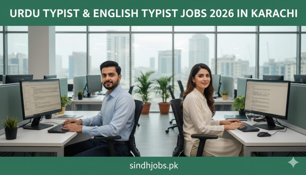 Urdu Typist & English Typist Jobs 2026 In Karachi