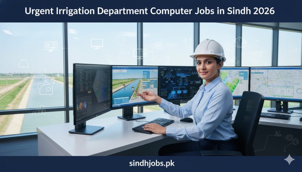 Urgent Irrigation Department Computer Jobs in Sindh 2026