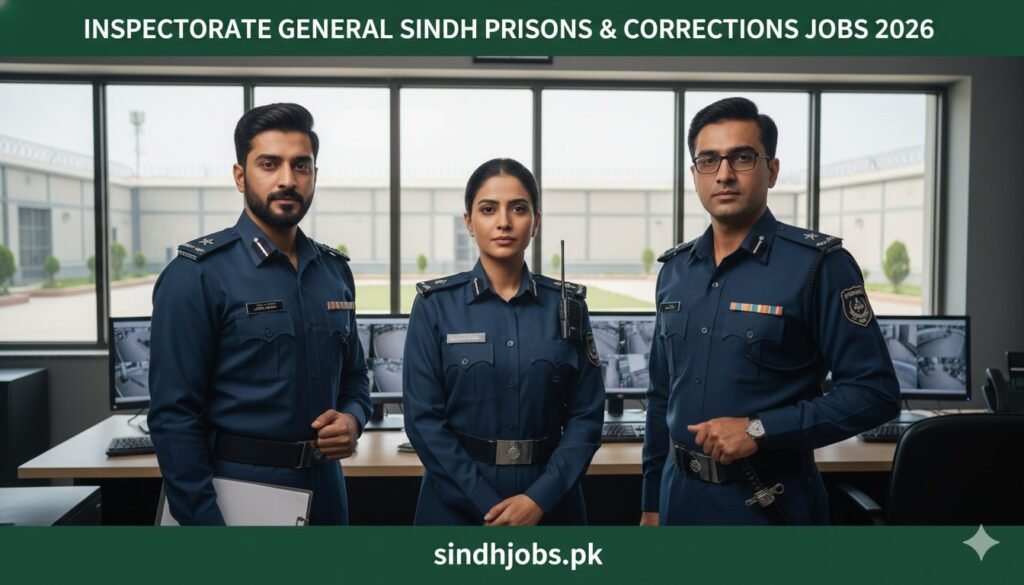 Inspectorate General Sindh Prisons & Corrections Jobs 2026