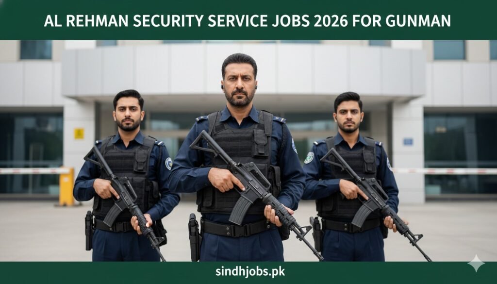 Al Rehman Security Service Jobs 2026 For Gunman