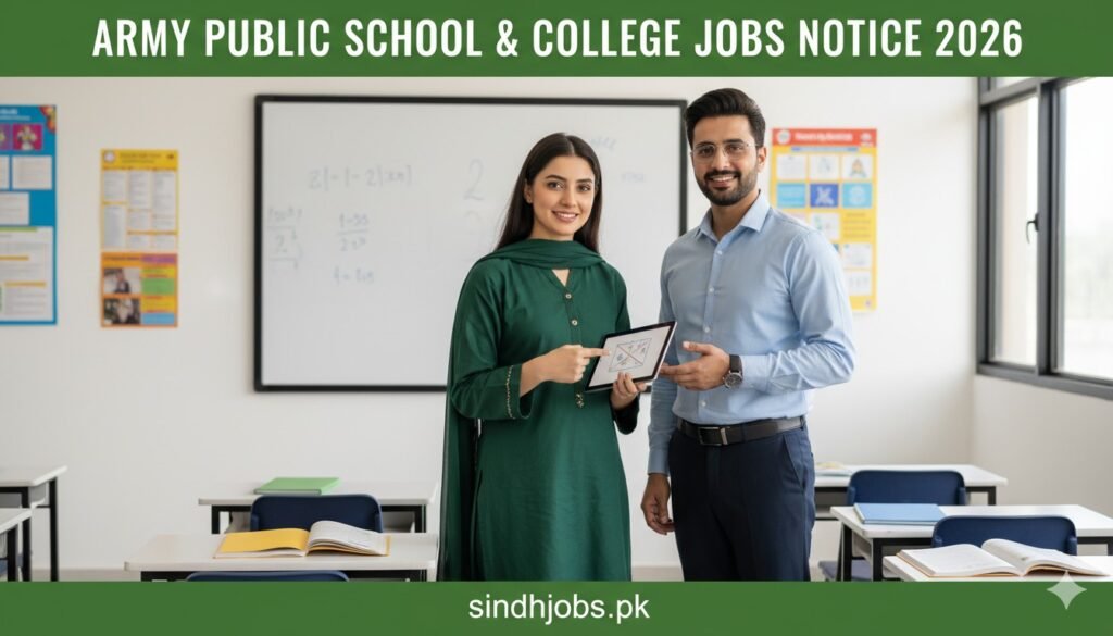 Army Public School & College Jobs Notice 2026