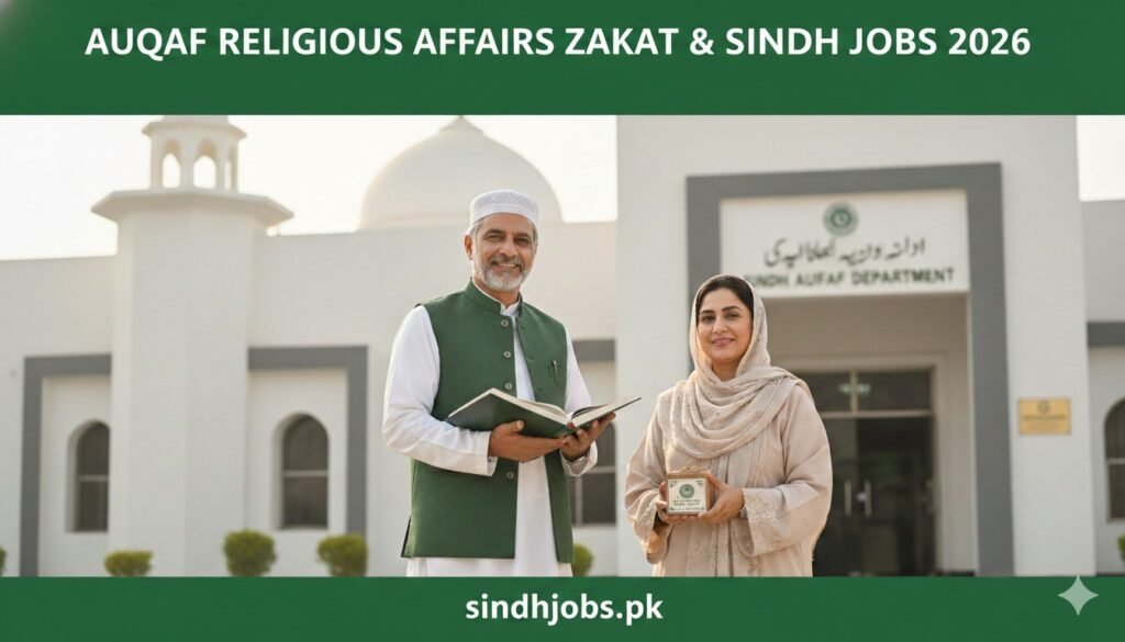 Auqaf Religious Affairs Zakat & Ushr Sindh Jobs 2026