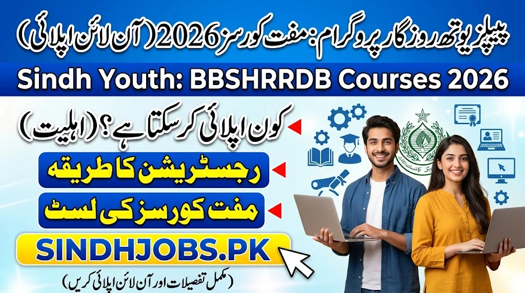 BBSHRRDB Free Courses 2026 Online Apply Sindh Registration Eligibility