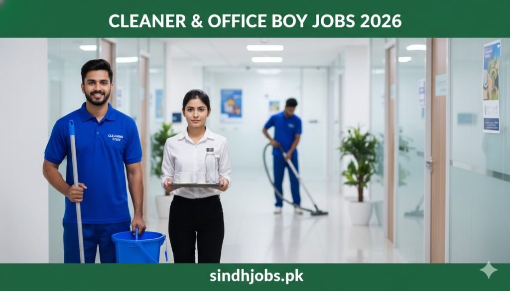 Cleaner & Office Boy Jobs 2026