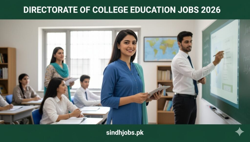Directorate Of College Education Jobs 2026`