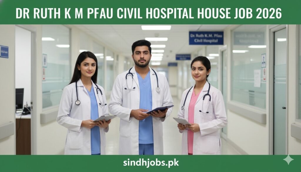 Dr Ruth K M Pfau Civil Hospital House Job 2026