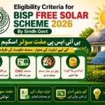 Eligibility Criteria for BISP Free Solar Scheme 2026 By Sindh Govt