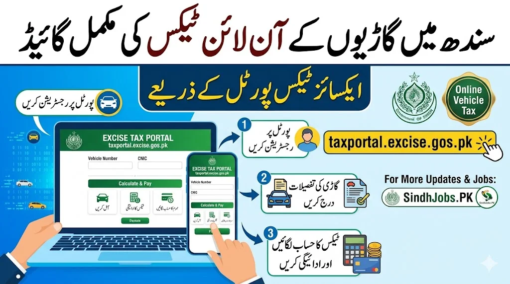 Excise Tax Portal (taxportal.excise.gos.pk) – Complete Guide for Online Vehicle Tax in Sindh
