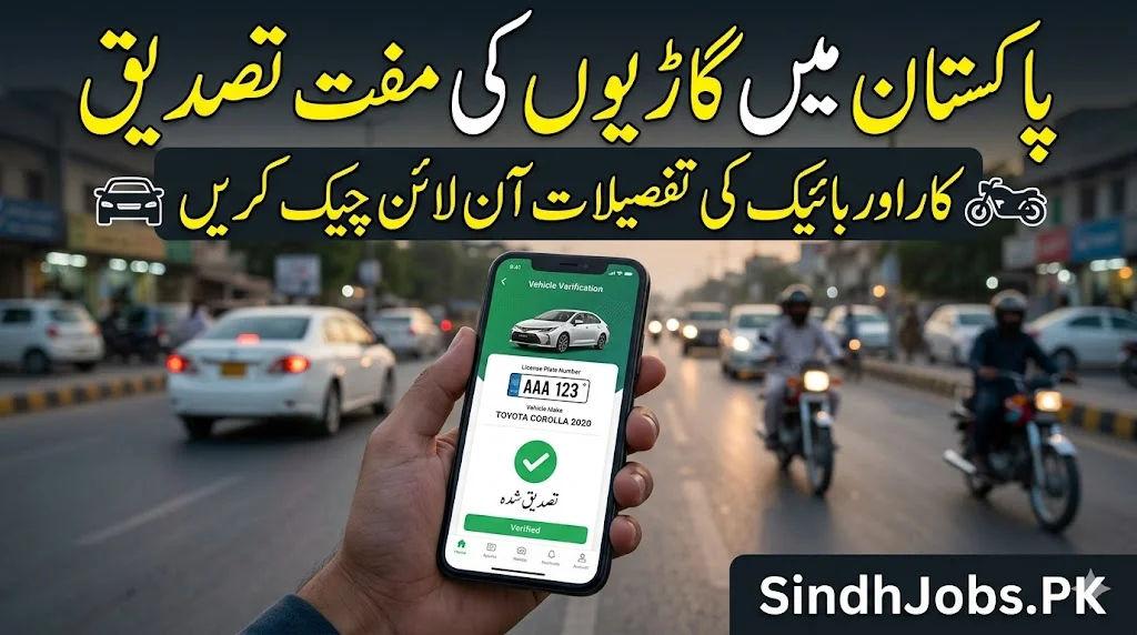 Free Vehicle Verification in Pakistan – Check Car & Bike Details Online