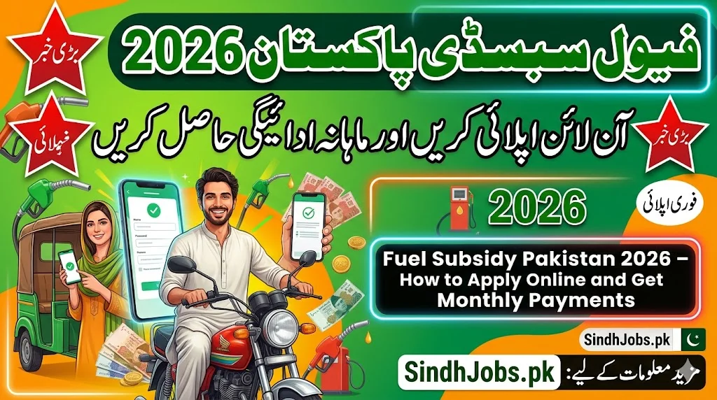 Fuel Subsidy Pakistan 2026 – How to Apply Online and Get Monthly Payments